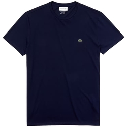 Îmbracaminte Bărbați Tricouri & Tricouri Polo Lacoste Pima Cotton T-Shirt - Blue Marine albastru