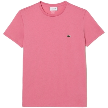 Îmbracaminte Bărbați Tricouri & Tricouri Polo Lacoste Pima Cotton T-Shirt - Rose roz