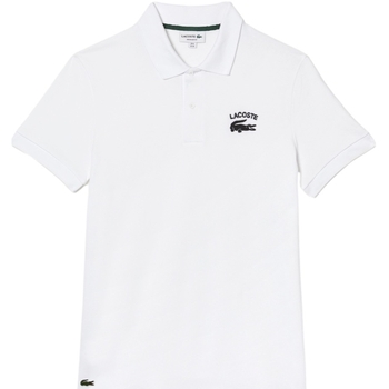 Îmbracaminte Bărbați Tricouri & Tricouri Polo Lacoste Stretch Mini Piqué Polo Shirt - Blanc Alb