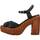Pantofi Femei Sandale Pon´s Quintana 10425 000 Negru