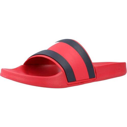 Pantofi Bărbați  Flip-Flops Tommy Hilfiger RUBBER TH FLAG POOL SLID roșu