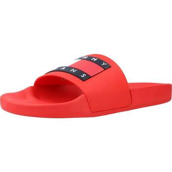 Pantofi Bărbați  Flip-Flops Tommy Jeans POOL SLIDE ESS roșu