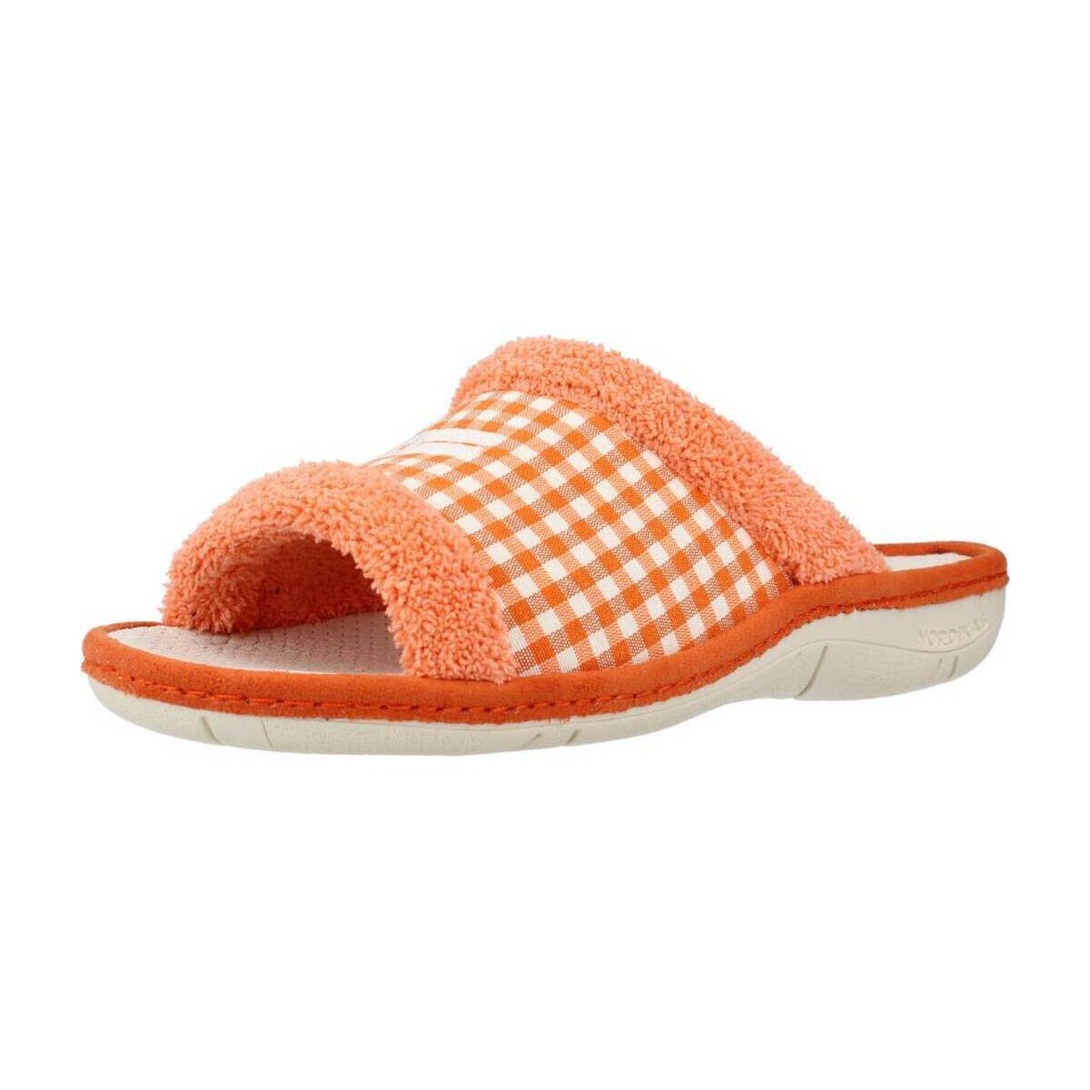 Pantofi Femei Papuci de casă Nordikas VICHY portocaliu