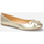 Pantofi Femei Balerin și Balerini cu curea La Modeuse 66591_P155062 Auriu