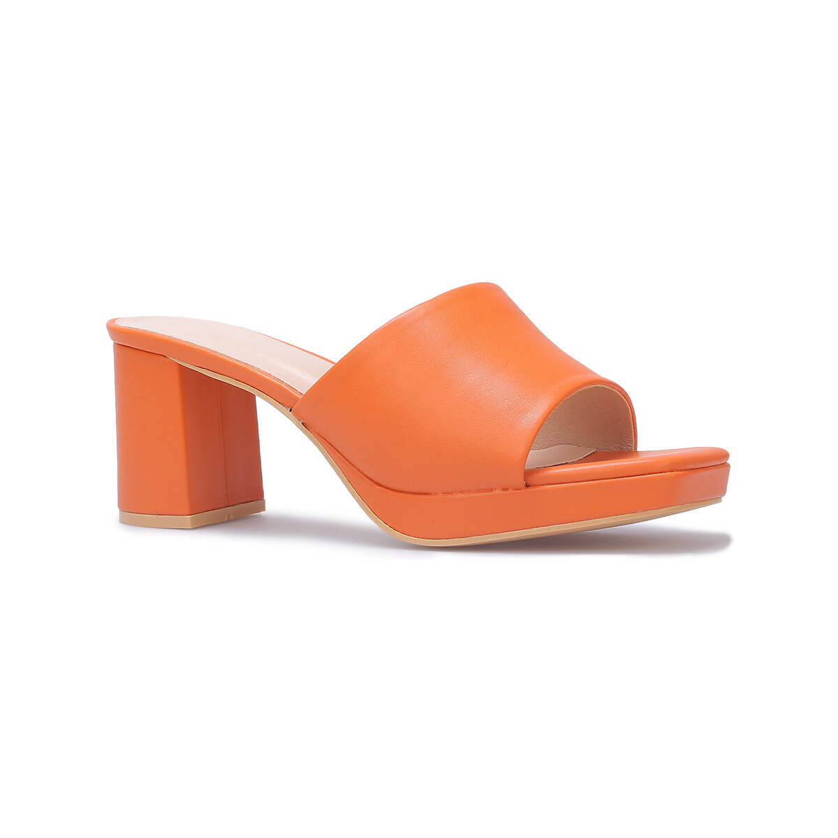 Pantofi Femei  Flip-Flops La Modeuse 66623_P155190 portocaliu