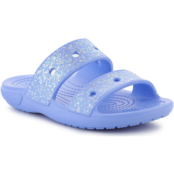 Pantofi Copii Sandale Crocs CLASSIC GLITTER SANDAL KIDS MOON JELLY 207788-5Q6 albastru