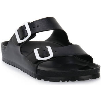 Pantofi Papuci de vară Birkenstock ARIZONA EVA BLACK WHITE CALZ N Negru