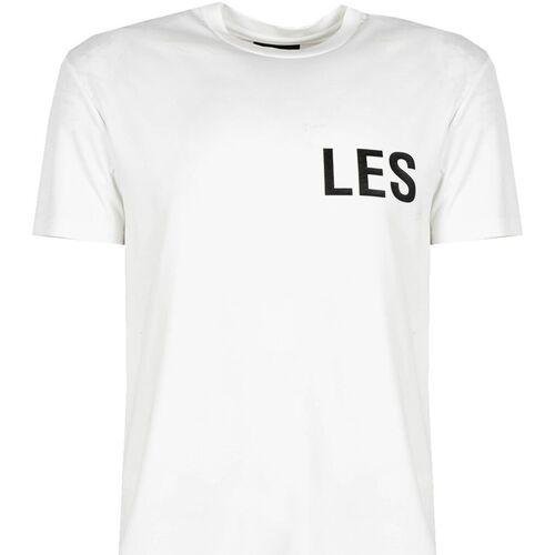 Îmbracaminte Bărbați Tricouri mânecă scurtă Les Hommes LF224300-0700-1009 | Grafic Print Alb