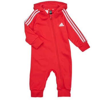 Îmbracaminte Copii Jumpsuit și Salopete Adidas Sportswear 3S FT ONESIE Roșu / Alb