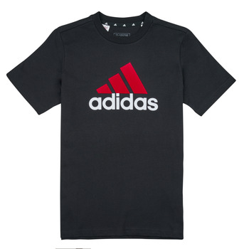 Îmbracaminte Băieți Tricouri mânecă scurtă Adidas Sportswear BL 2 TEE Negru / Roșu / Alb