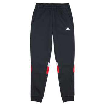 Îmbracaminte Băieți Pantaloni de trening Adidas Sportswear 3S TIB PT Negru / Roșu / Alb