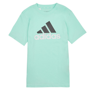 Îmbracaminte Copii Tricouri mânecă scurtă Adidas Sportswear BL 2 TEE Albastru / Alb / Negru