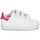 Pantofi Fete Pantofi sport Casual adidas Originals STAN SMITH CF I Alb / Roz