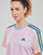 Îmbracaminte Femei Tricouri mânecă scurtă Adidas Sportswear 3S CR TOP Roz