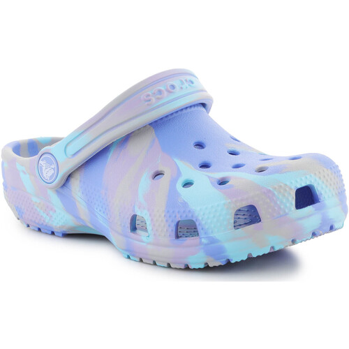 Pantofi Fete Sandale Crocs Classic Marbled Clog K 207464-5Q7 Multicolor