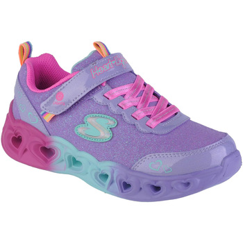 Pantofi Fete Pantofi sport Casual Skechers Heart Lights - Colorful Joyful violet