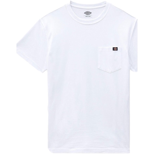 Îmbracaminte Bărbați Tricouri & Tricouri Polo Dickies Porterdale T-Shirt - White Alb