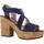 Pantofi Femei Sandale Stonefly CAROL 4 VELOUR albastru