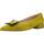 Pantofi Femei Balerin și Balerini cu curea Dibia 10126RD galben