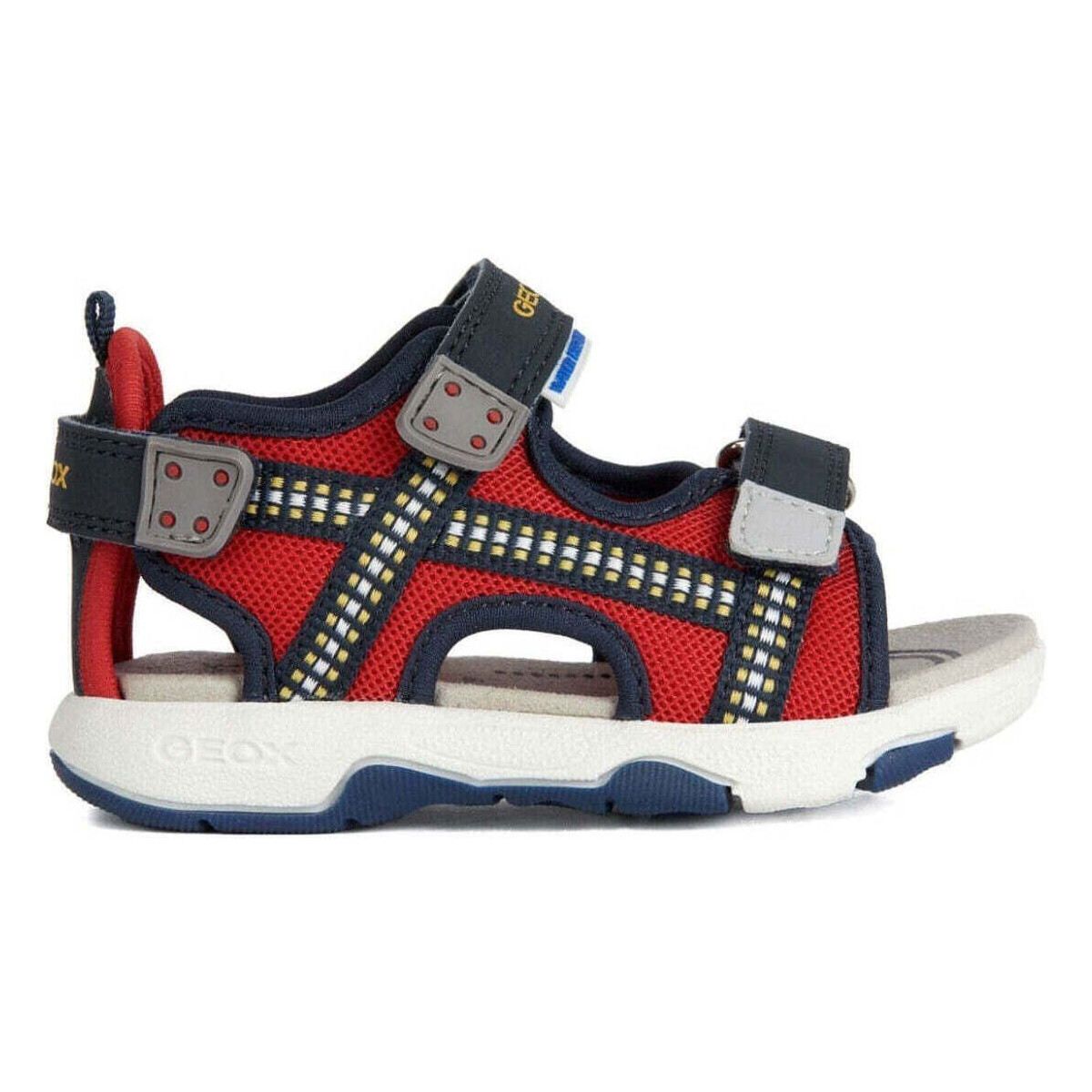 Pantofi Băieți Sandale sport Geox  roșu