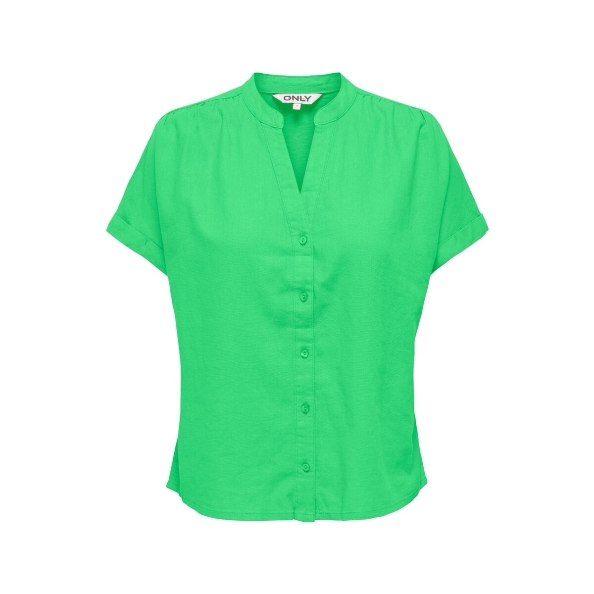 Îmbracaminte Femei Topuri și Bluze Only Nilla-Caro Shirt S/S - Summer Green verde