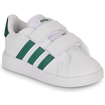 Pantofi Copii Pantofi sport Casual Adidas Sportswear GRAND COURT 2.0 CF I Alb / Verde