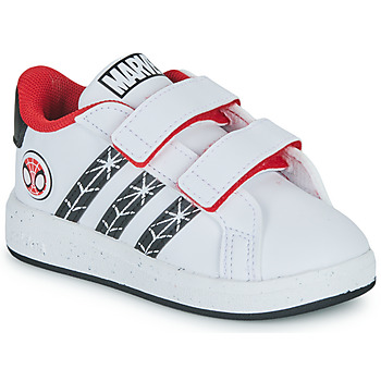 Pantofi Băieți Pantofi sport Casual Adidas Sportswear GRAND COURT Spider-man CF I Alb / Roșu