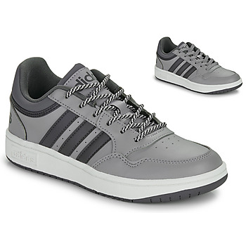 Pantofi Băieți Pantofi sport Casual Adidas Sportswear HOOPS 3.0 K Gri / Negru