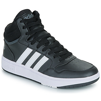 Pantofi Băieți Pantofi sport stil gheata Adidas Sportswear HOOPS MID 3.0 K Negru / Alb