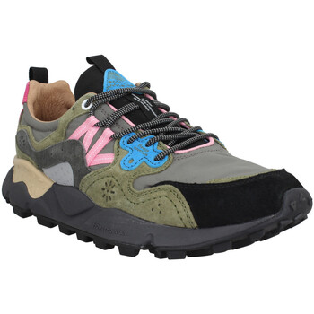Pantofi Bărbați Sneakers Flower Mountain Yamano Suede Nylon Homme Black Mud Multicolor