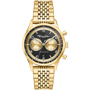 Ceasuri & Bijuterii Bărbați Ceasuri Analogice Thomas Sabo WA0376-264-203, Quartz, 40mm, 3ATM Auriu