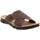 Pantofi Bărbați Papuci de vară Axa -28136A Maro