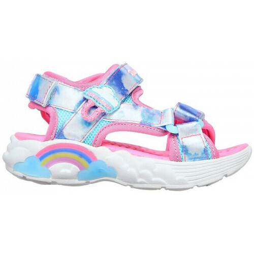 Pantofi Copii Sandale Skechers Rainbow racer sandals-summer albastru