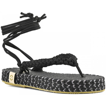 Pantofi Femei Sandale Nalho BLK MEDHA SANDAL WITH CROCHET UPPER Negru