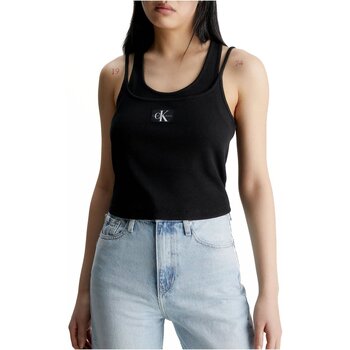 Îmbracaminte Femei Maiouri și Tricouri fără mânecă Calvin Klein Jeans J20J221430 Negru