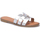 Pantofi Femei  Flip-Flops La Modeuse 66616_P155161 Argintiu