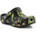 Pantofi Copii Sandale Crocs Classic Spray Camo Clog Kids BLACK 208305-001 Multicolor