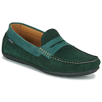 Pantofi Bărbați Mocasini Pellet CADOR Catifea / Verde / Culoare închisă