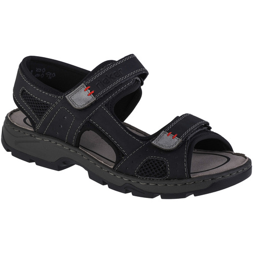 Pantofi Bărbați Sandale sport Rieker Sandals Negru