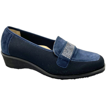 Pantofi Femei Mocasini Calzaturificio Loren LOO5818bl albastru