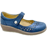 Pantofi Femei Balerin și Balerini cu curea Calzaturificio Loren LOM2838bl albastru