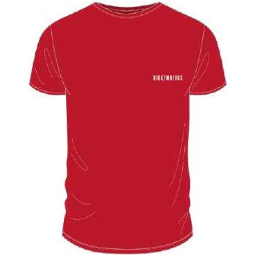 Îmbracaminte Bărbați Tricouri mânecă scurtă Bikkembergs BKK2MTS01 roșu