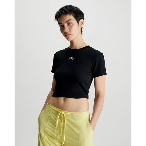 Îmbracaminte Femei Tricouri mânecă scurtă Calvin Klein Jeans J20J221595BEH Negru
