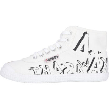 Pantofi Sneakers Kawasaki Graffiti Canvas Boot K202415-ES 1002 White Alb