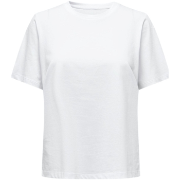 Only T-Shirt  S/S Tee -Noos - White Alb