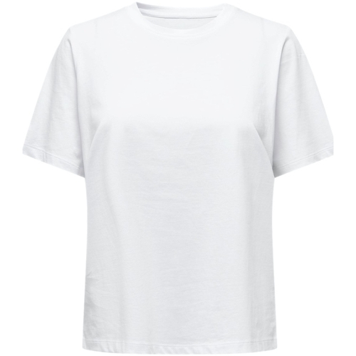 Îmbracaminte Femei Hanorace  Only T-Shirt  S/S Tee -Noos - White Alb