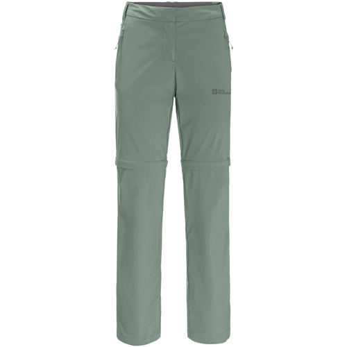 Îmbracaminte Femei Pantaloni de trening Jack Wolfskin Glastal Zip Off Pants W verde