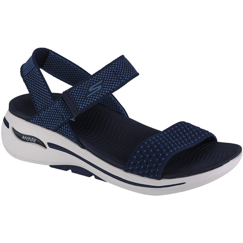 Pantofi Femei Sandale sport Skechers Go Walk Arch Fit Sandal - Polished albastru