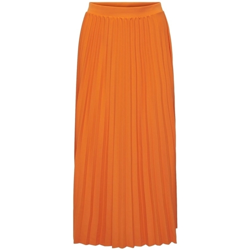 Îmbracaminte Femei Fuste Only Melisa Plisse Skirt - Orange Peel portocaliu