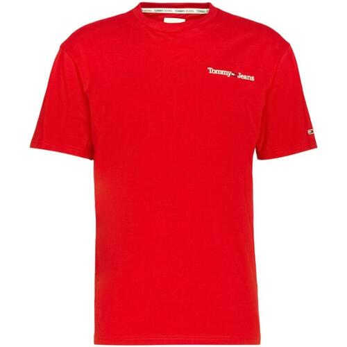 Îmbracaminte Bărbați Tricouri mânecă scurtă Tommy Hilfiger  roșu